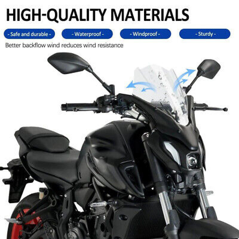 Motorcycle for Yamaha MT-07 2021- Wind Windshield Deflector Protector Screen