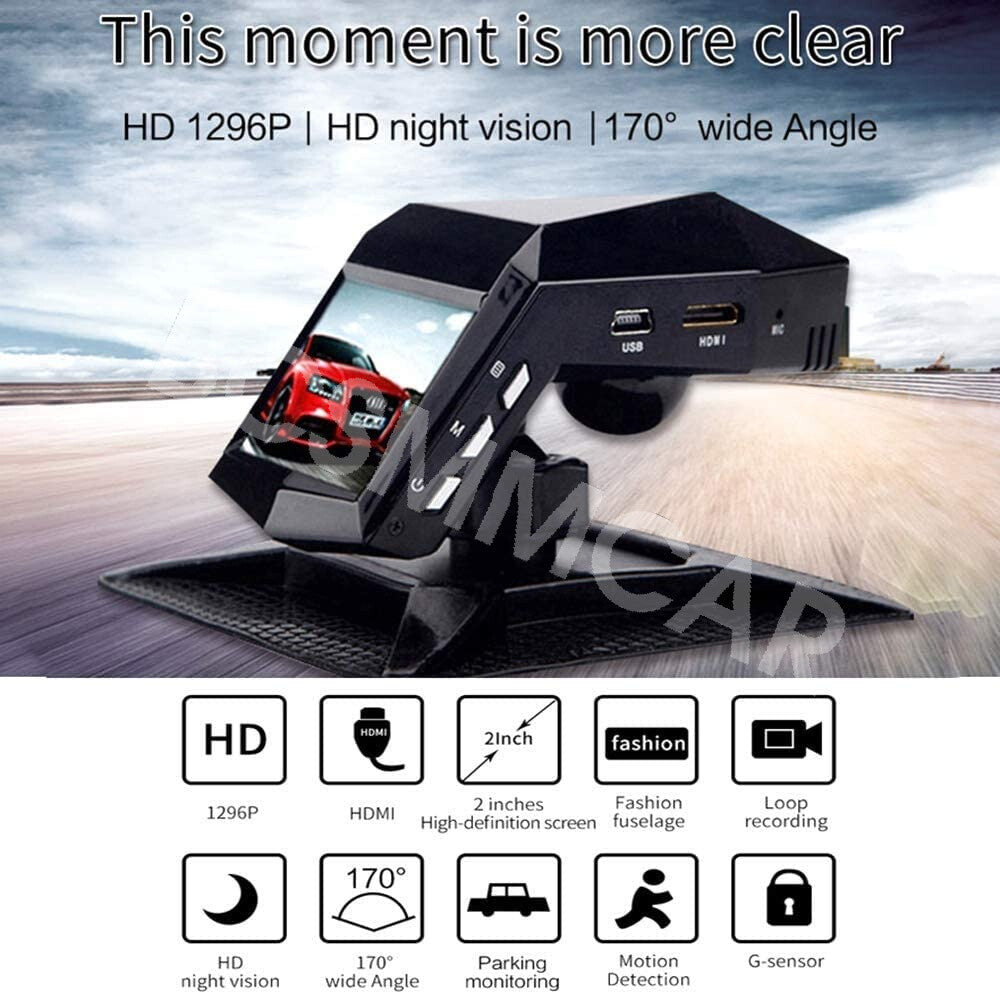 1080P HD Car Driving Recorder Dash Cam Video Camera Registrator DVR G-sensor