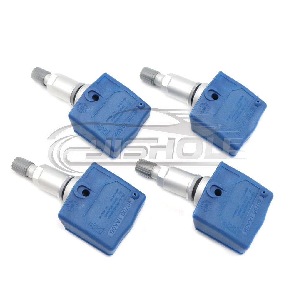 Four TPMS tire pressure sensors suitable for Nissan Maxima, Altima, and for Infiniti 40700-1AA0B