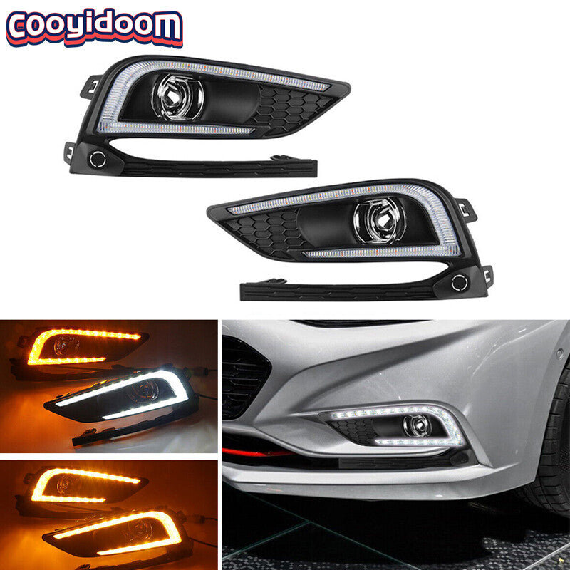 LED Daytime Running Lights (DRL) and Fog Lights Replacement Bumper for Chevrolet for Cruze