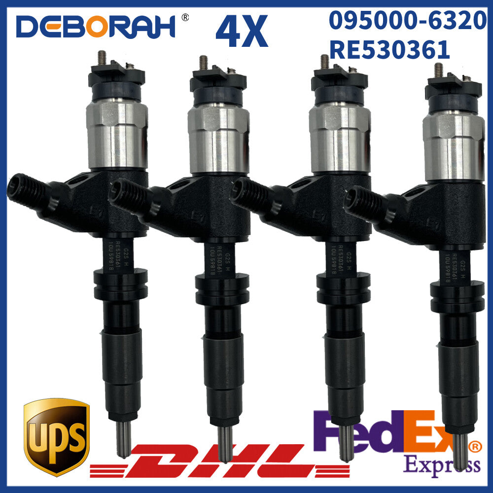 4X Common Rail Fuel Injector 095000-6320 095000-6321 for Engine