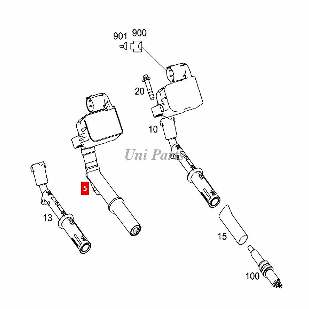 2769060260 Equipment Manufacturer Ignition Coil for Mercedes C300, C350, E350, E400, GL450, ML350