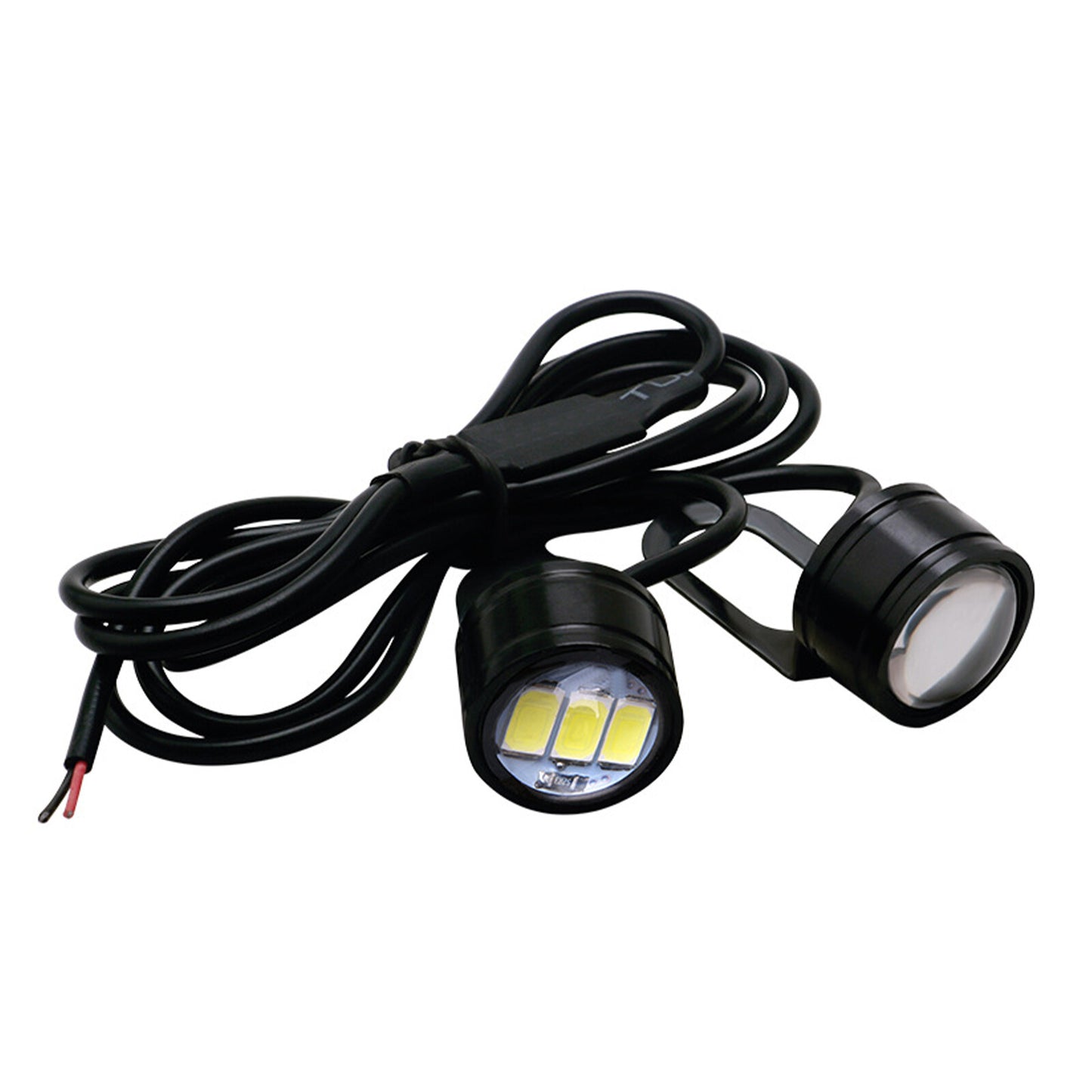 Motorcycle Headlight Spotlight Daytime Light Driving Fog Lamps White LED Light