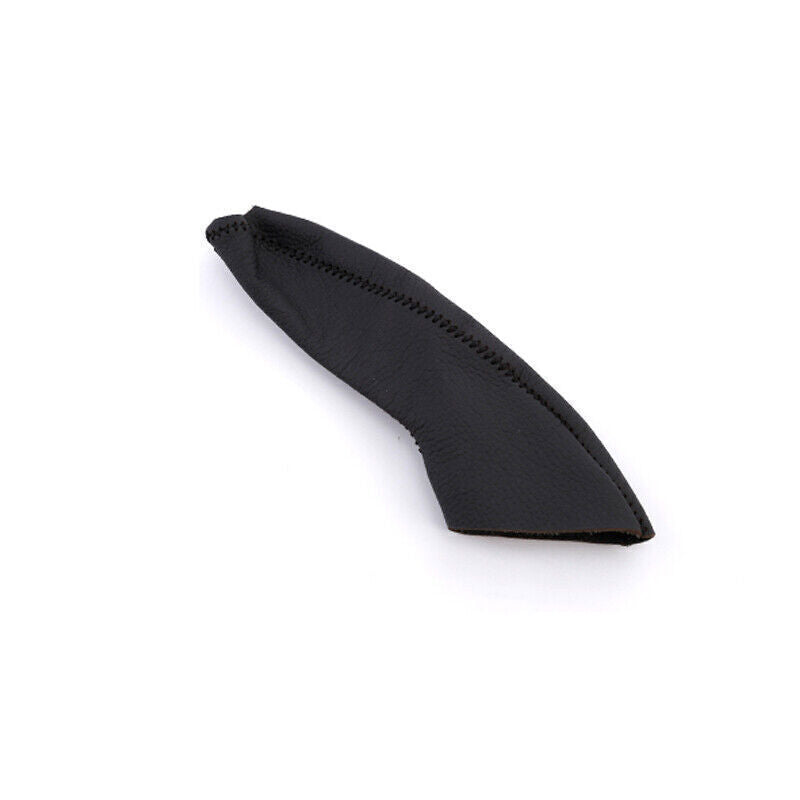 Black Leather Shifter Hand Brake Moulding Cover Trim for Nissan Sentra 2013-19