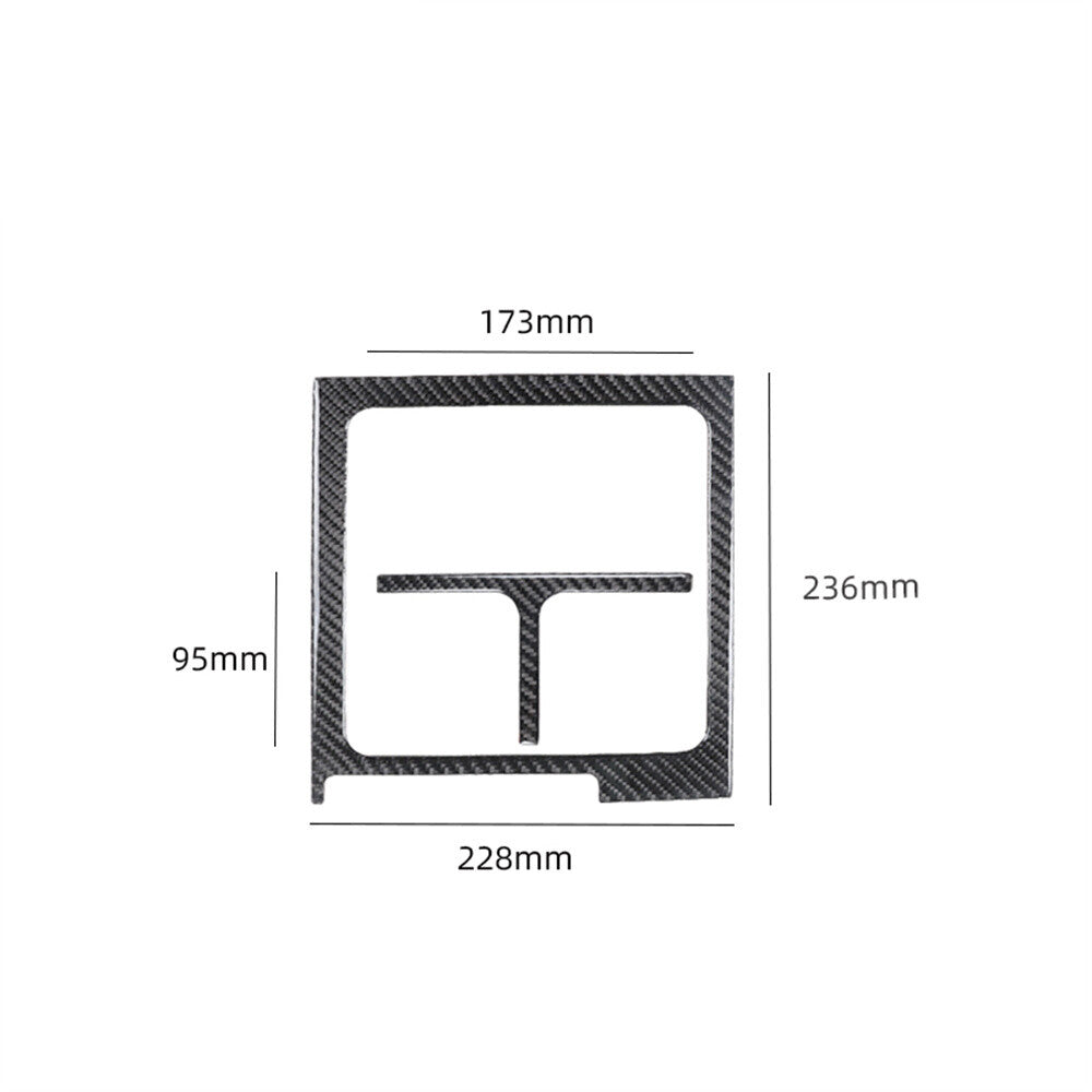 Carbon Fiber Center Console Storage Box Panel Trim For Toyot@ FJ Cruiser 2007-21