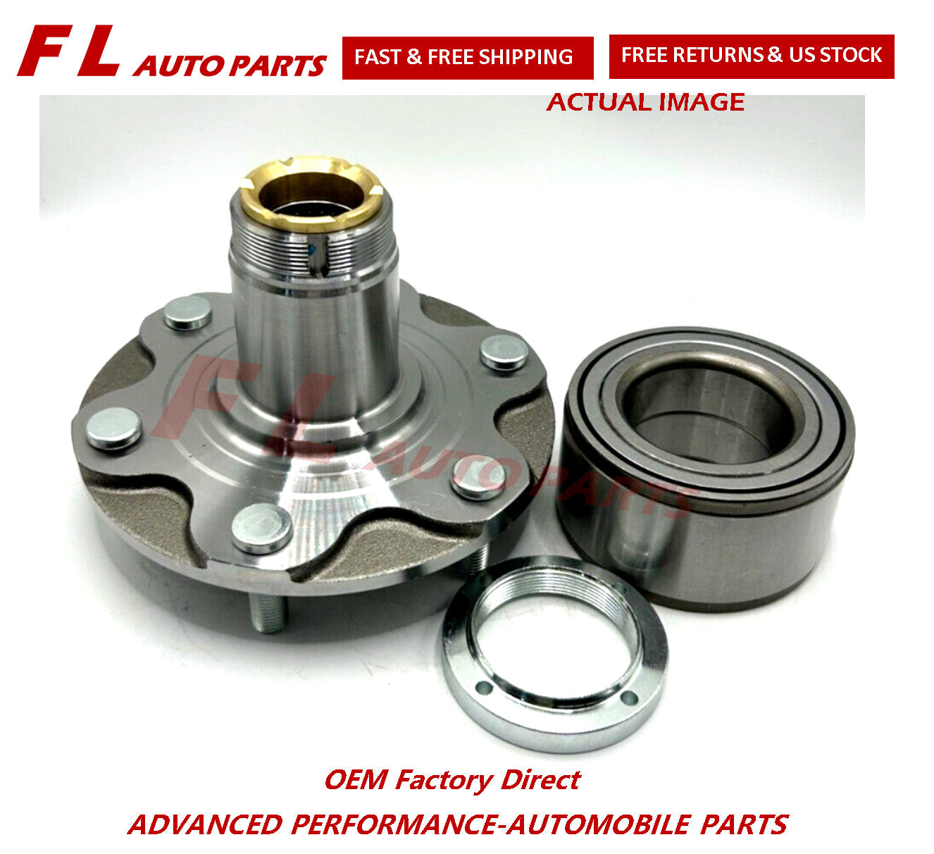 Front Wheel Hub  Bearing For 1995-2006 for Toyota Tacoma 4WD 43502-35160 One Side