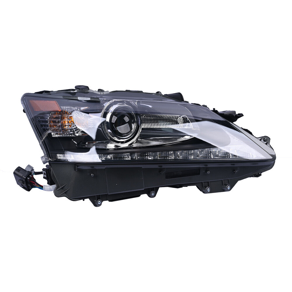Fits 2013-2015 for Lexus GS350 GS450h HID w/o AFS LED DRL Projector Headlights
