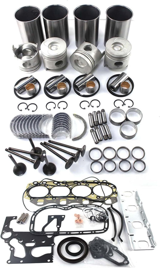 Overhaul Rebuild Kit for Isuzu 4JA1 4JA1T Engine NHR54 TFR54 Rodeo Pickup D-Max