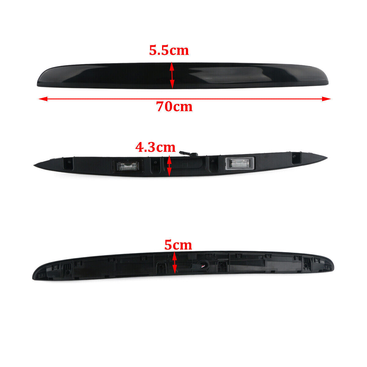 for Mini Cooper R56 R56 2007-2015 Handle Strip Push Button Tailgate Boot Opener