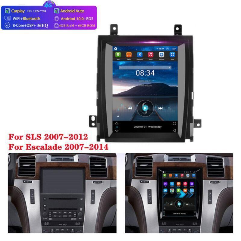 4+64GB Stereo Unit 9.7 w/Carplay For 07-14 for Cadillac for Escalade SLS Radio Nav Head