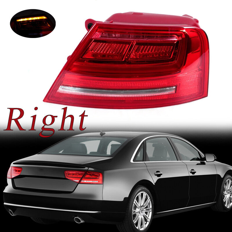 LED Tail Light Right for Audi for A8 D4 4-Door Sedan2010-2013 Rear Reversing Warning