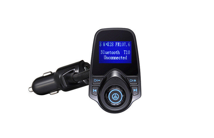 Bluetooth LCD Car Wireless FM Transmitter Adapter USB Charger MP3 Hands-Free Kit