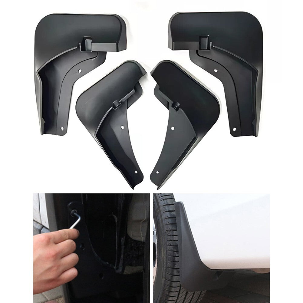 Car Front And Rear Tire Fenders Full Set Of Anti-Splash Fenders For R-Line Parts