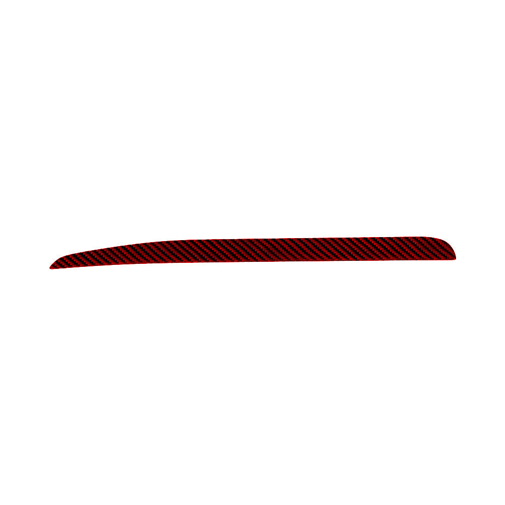 Red Carbon Fiber Glove Box Above Strip Cover Trim for Ford Explorer 2020-2023