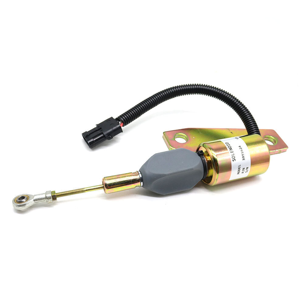 12V Shut off Solenoid 3991624 Replace For 5.9B C Engine