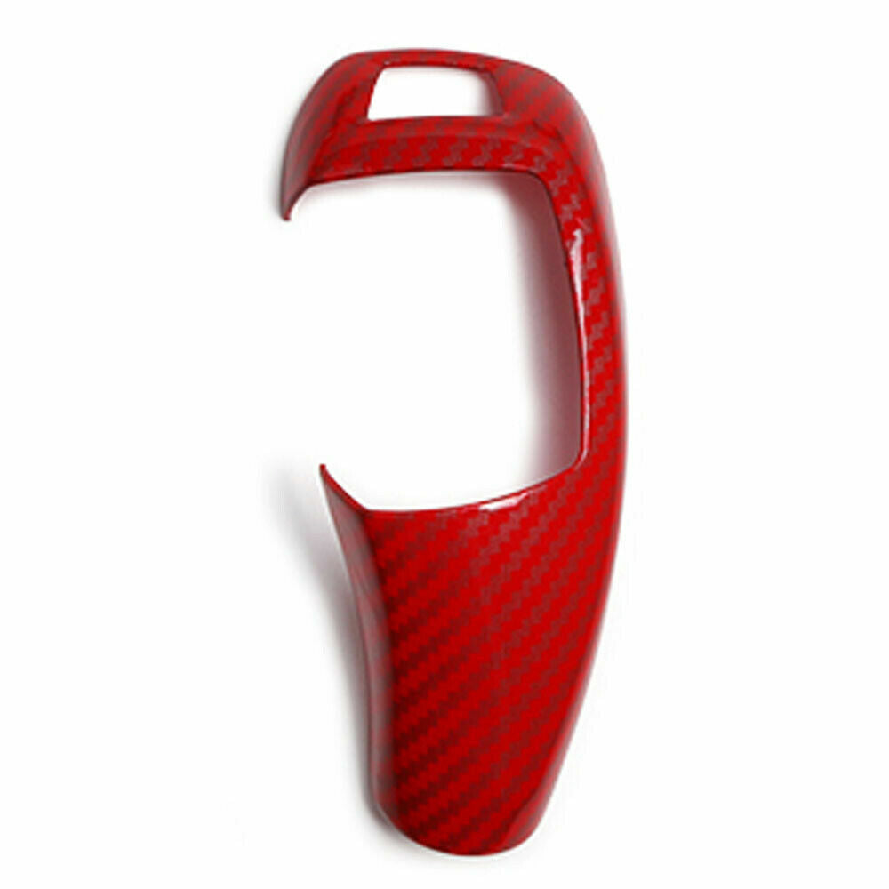 1pcs for BMW F20 F22 F30 F32 X3 X4 X5 X6 Red Carbon Fiber Style Gear Shift Cover
