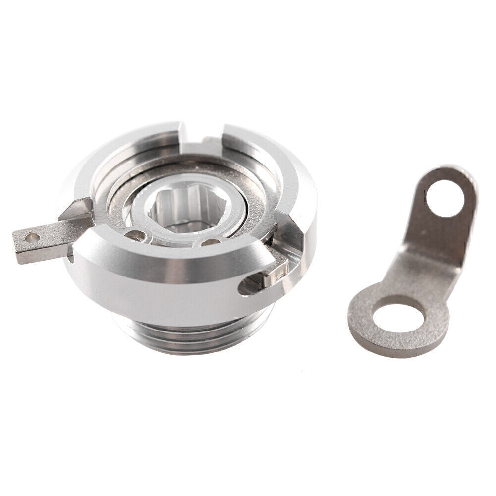 Oil Filler Cap Set for Suzuki GSX 1300 B-King GSXR1000 GSXR1300 Hayabusa Silver