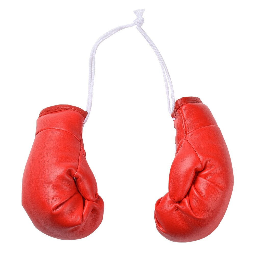 1 Pair Red for Mini Boxing Gloves for Car Mirror Ornament Hanging Deco for Men
