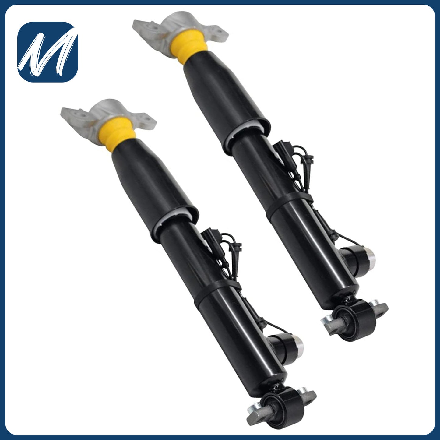 Two rear shock absorber struts for Porsche 970 for Panamera 3.0L, 3.6L, and 4.8L models (2010-2016).