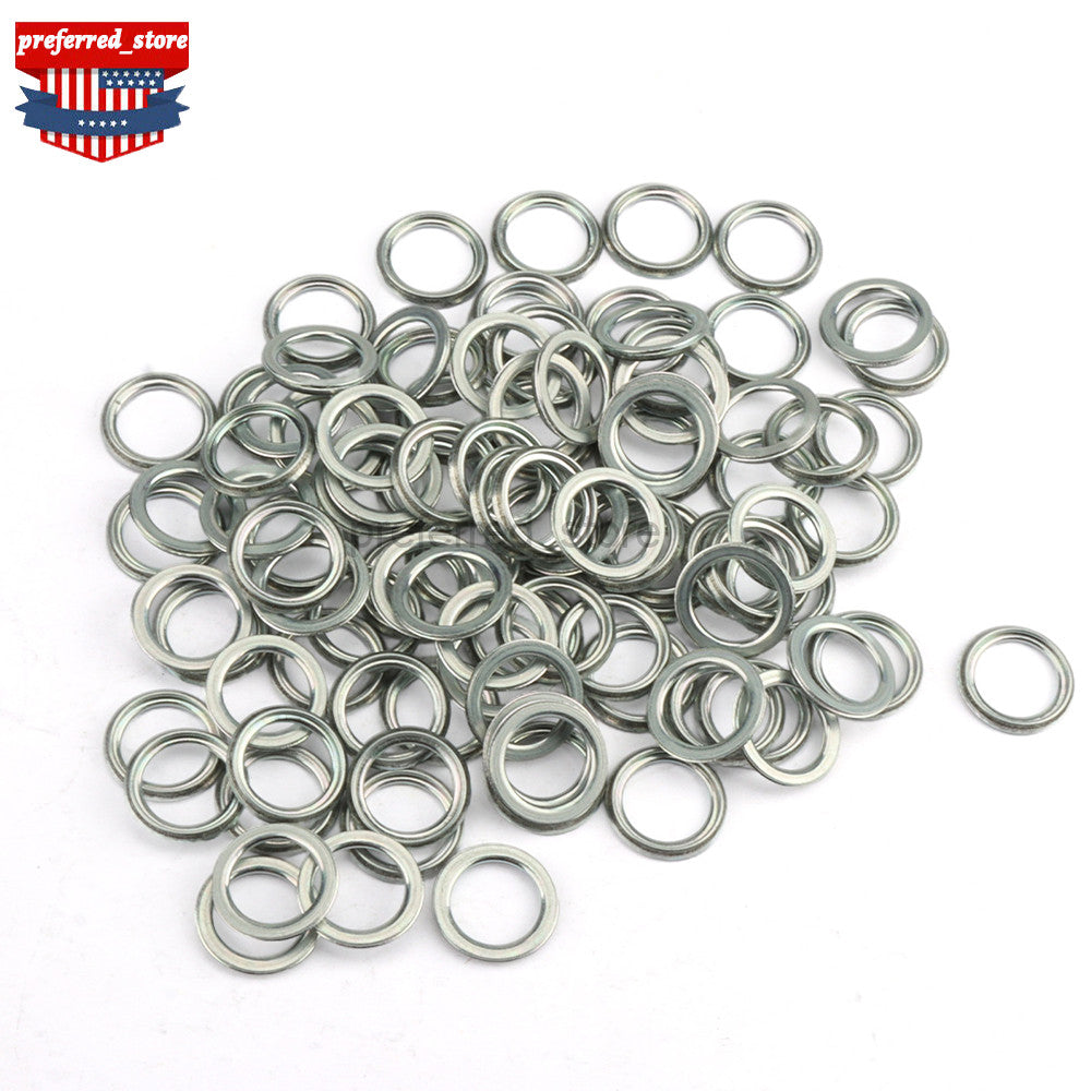 50x for Toyota for Lexus 1984-2018 35178-30010 Car Transmission Drain Plug Gasket