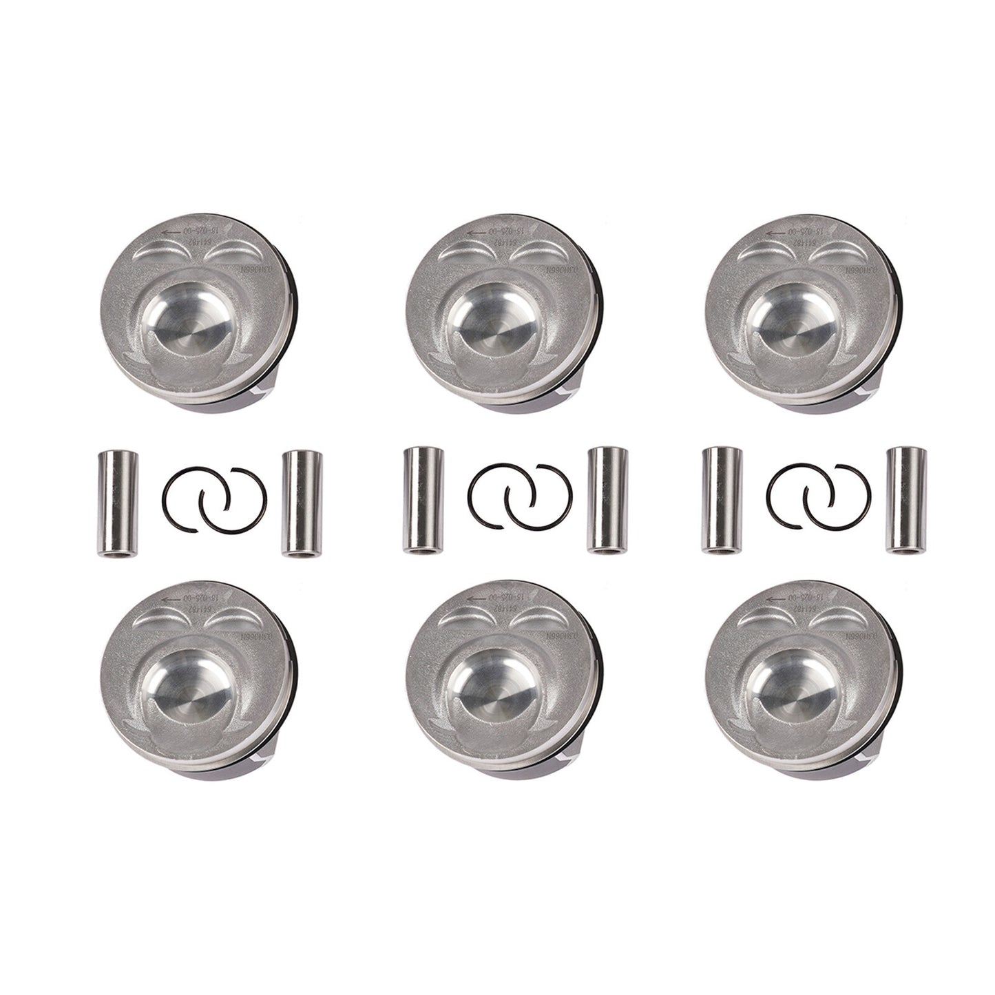 6x Pistons Rings Set for Audi Q7 for VW CC for Passat for Porsche for Cayenne 3.6L 03H107066N