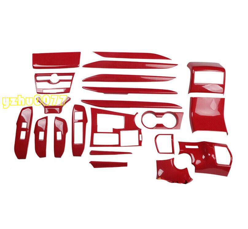 21P Red Carbon Fiber Car Interior Kit Cover Trim for Lexus NX200t 300h 2015-2021