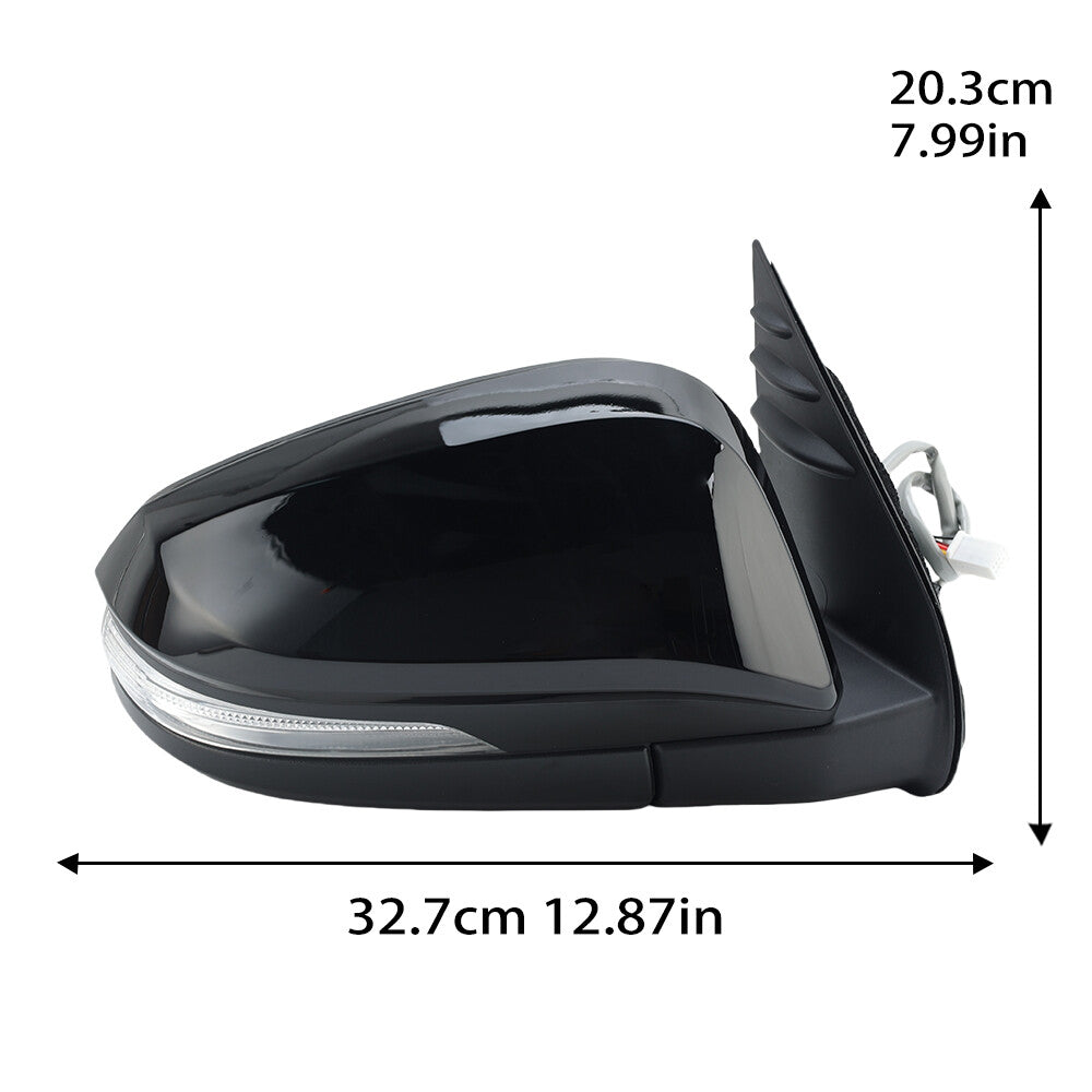 F¨¹r for Toyota Helix 2015-2020 Rechts Au?enspiegel R¨¹ckspiegel Spiegelglas 5 Draht