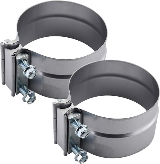 5-inch ring connector exhaust with clip, precast aluminum steel 5-inch muffler clip