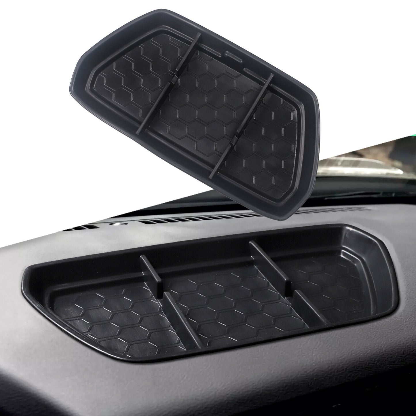 Dashboard Storage Tray for Nissan Frontier 2022 + Center Console Box Organizers