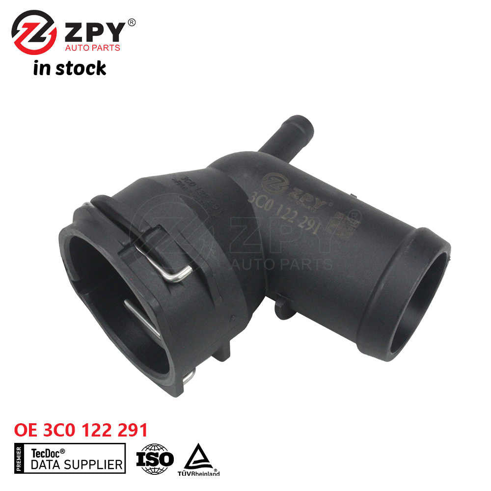 ZPY for Volkswagen for Passat Upper Radiator Coolant Pipe Hose Connector 3C0122291