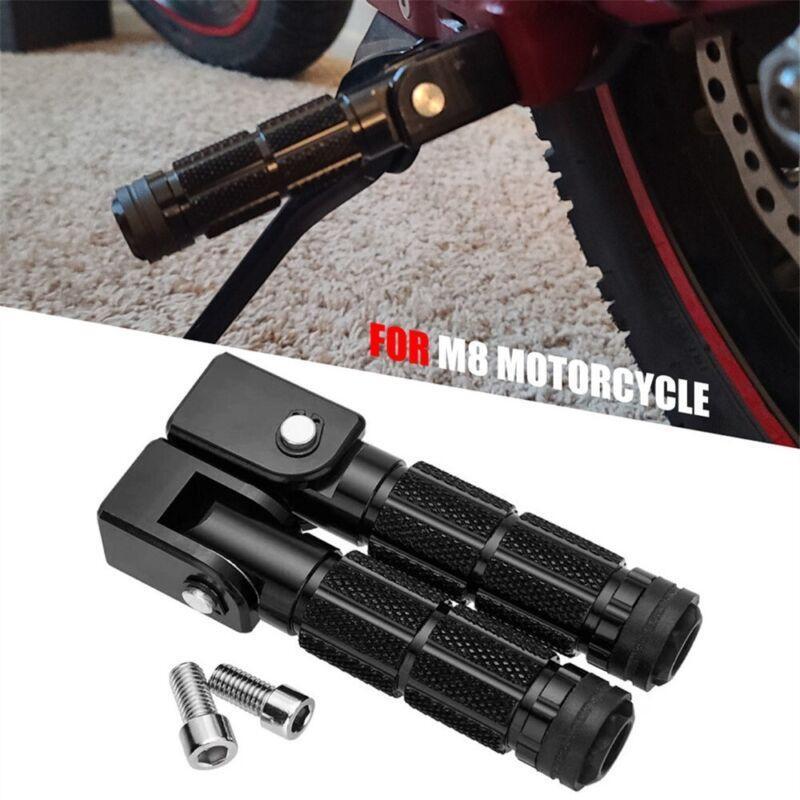 M8 Motorcycle: Foldable front footrest, electric anti-slip rear wheel, foldable footrest.