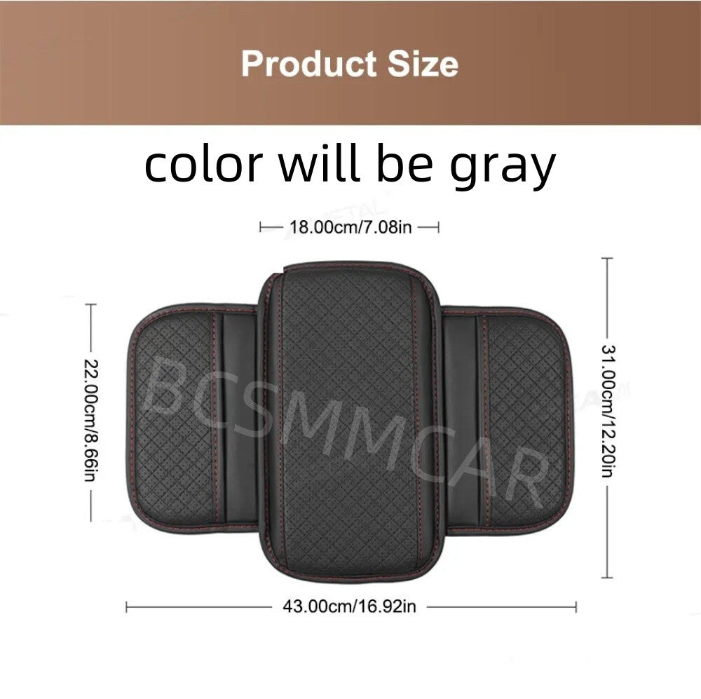 Car for Seat Arm Rest Cushion Box Pad Protector Armrest Cover Non-Slip for SUV