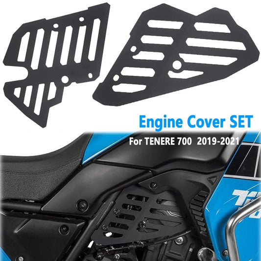 Fit for Yamaha Tenere 700 2019-2021 Engine Guard Cover protector Crap Flap Set
