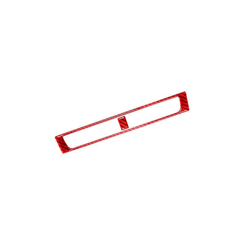 2x Red Carbon Fiber Center Air Vent Outlet Cover Trim for Honda S2000 2004-2009