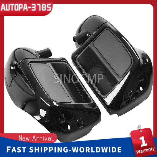 Vivid Black Lower Vented Leg Fairing Fit for Harley Touring Street Glide 14-2023