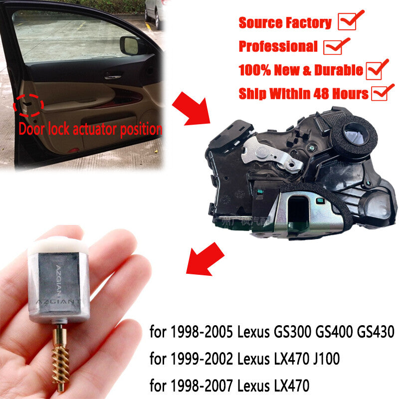 Central door lock actuator motor FC-280PC-20150 suitable for Lexus LX470 J100 (1999-2002).