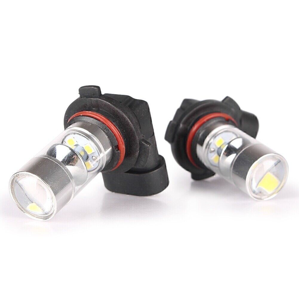 2pcs 12V HB4 9006 White LED Headlight Bulbs DRL Kit Hi/Lo Beam Lamp 6000K