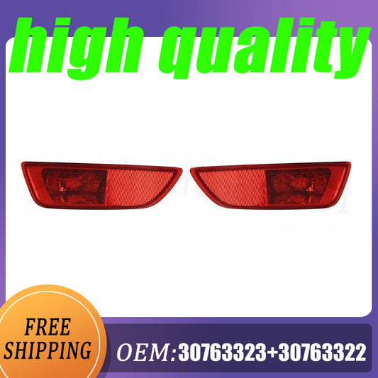 1 PAIR Left + Right Rear Bumper Fog Lights for Volvo XC60 10-13 30763323 30763322