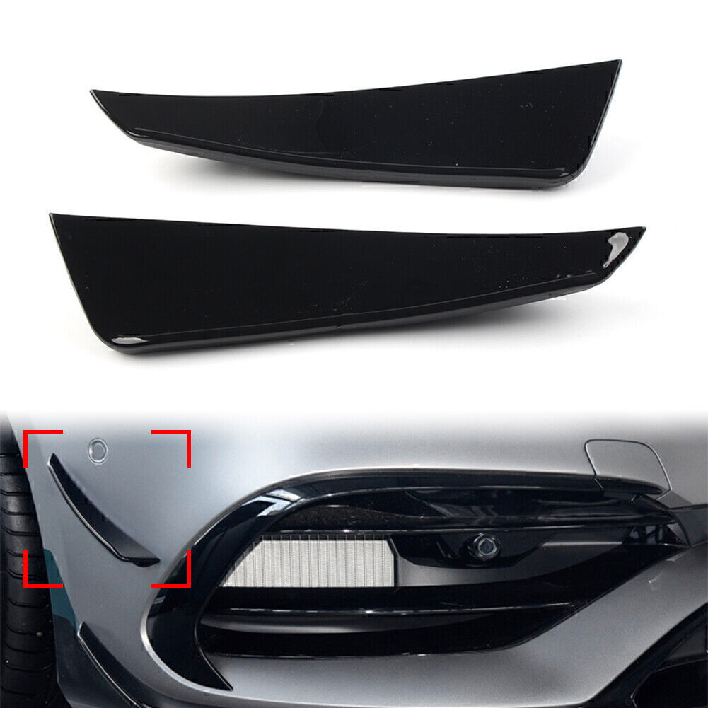 Front Bumper Lip Splitter Trim Fit for Mercedes-Benz A Class W176 A200 A45AMG 16-218