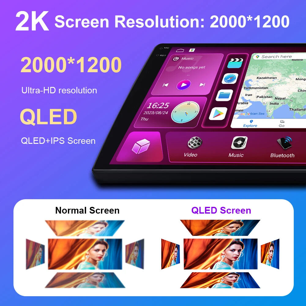 for Ford Ecosport 2013-2017 Android CarPlay Car Radio Stereo Video Player Screen