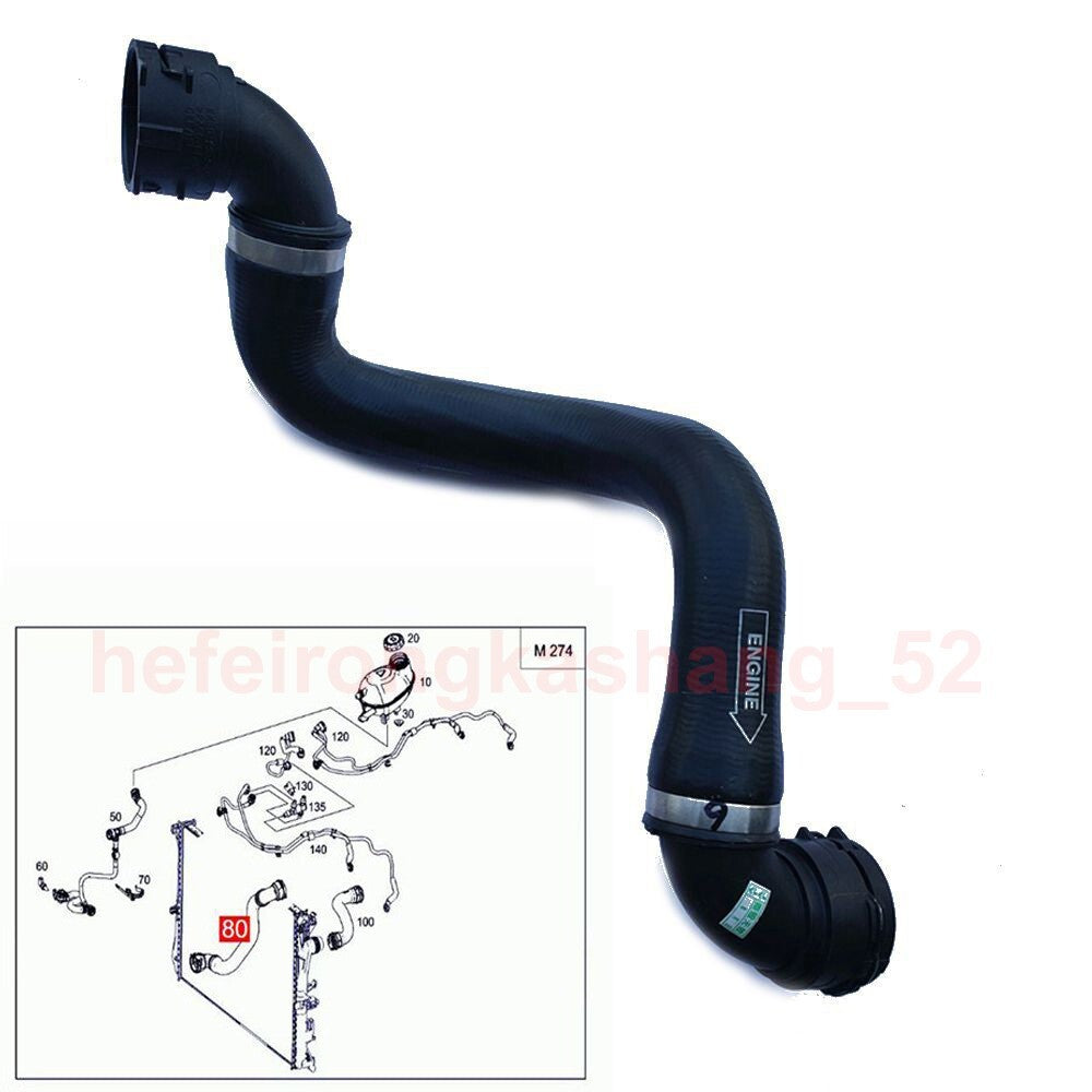 new radiator coolant hose 2535014800, suitable for Mercedes-Benz W213 X253 E200 GLC200 4MATIC M274