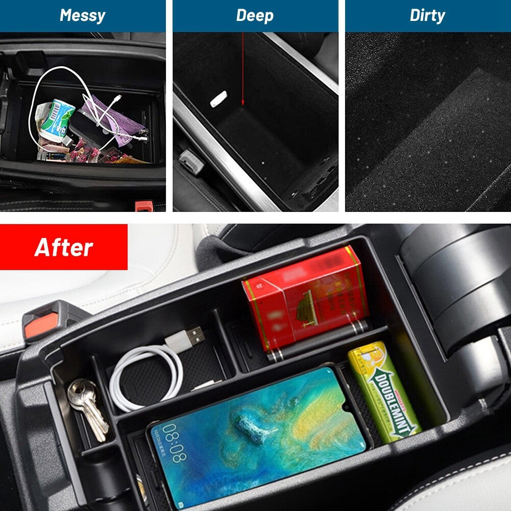Car Center Console Organizer Tray Storage Insert Box Fit for Ford Escape 2020-2022