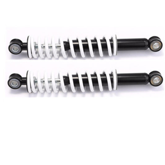 A pair of 11-inch 275mm front shock absorbers for all-terrain vehicles, go-karts, four-wheeled vehicles, dirty bicycles, and coolers.