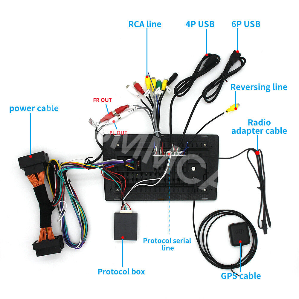 Fit for BMW X3 E83 2004-2012 Android 13 Car Radio Multimedia Video Player GPS
