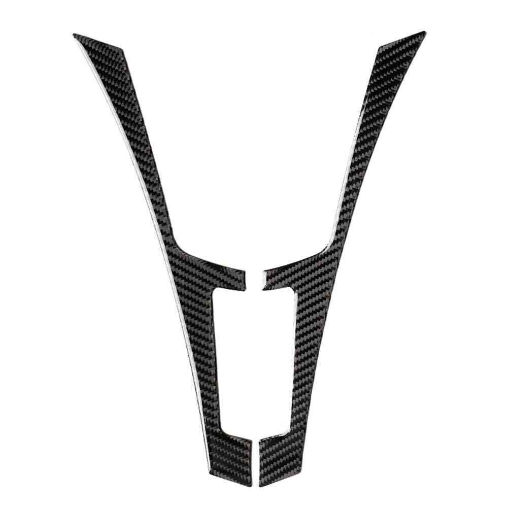2 Pcs Carbon Fiber Console Panel Cover Trim for Infiniti Q50 Q60 2013-2019 2018