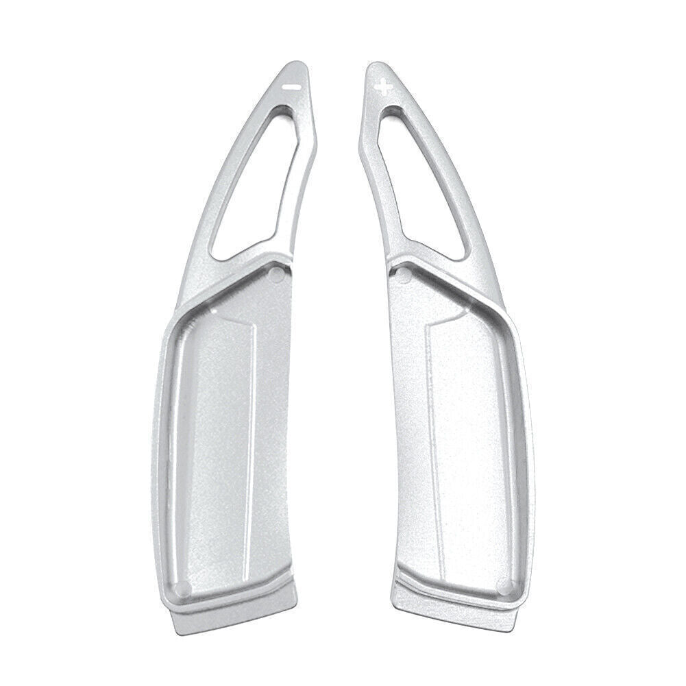 Aluminum Steering Wheel Paddle Shifter Fit for Peugeot 3008 5008 GT 2017-2019 Silver