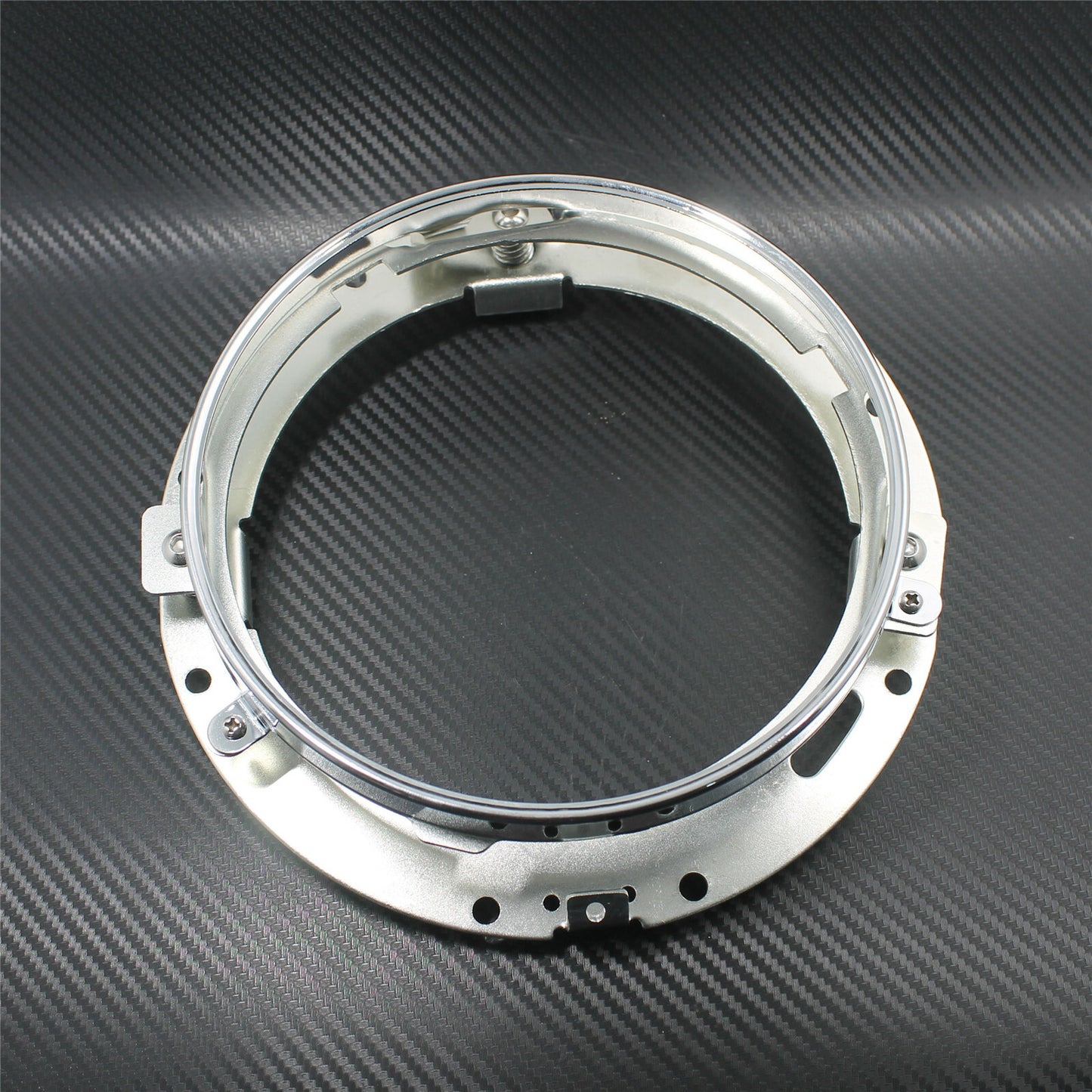 7 inch Chrome Round Headlight Ring Mounting Bracket
