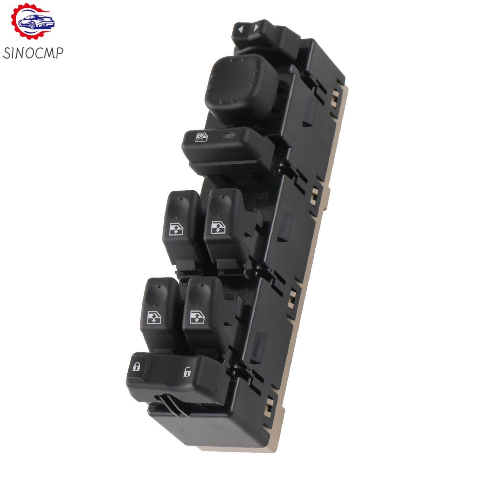 15883323 Power Window Switch Single Custom Black for GMC for Sierra 1500 2003-2007