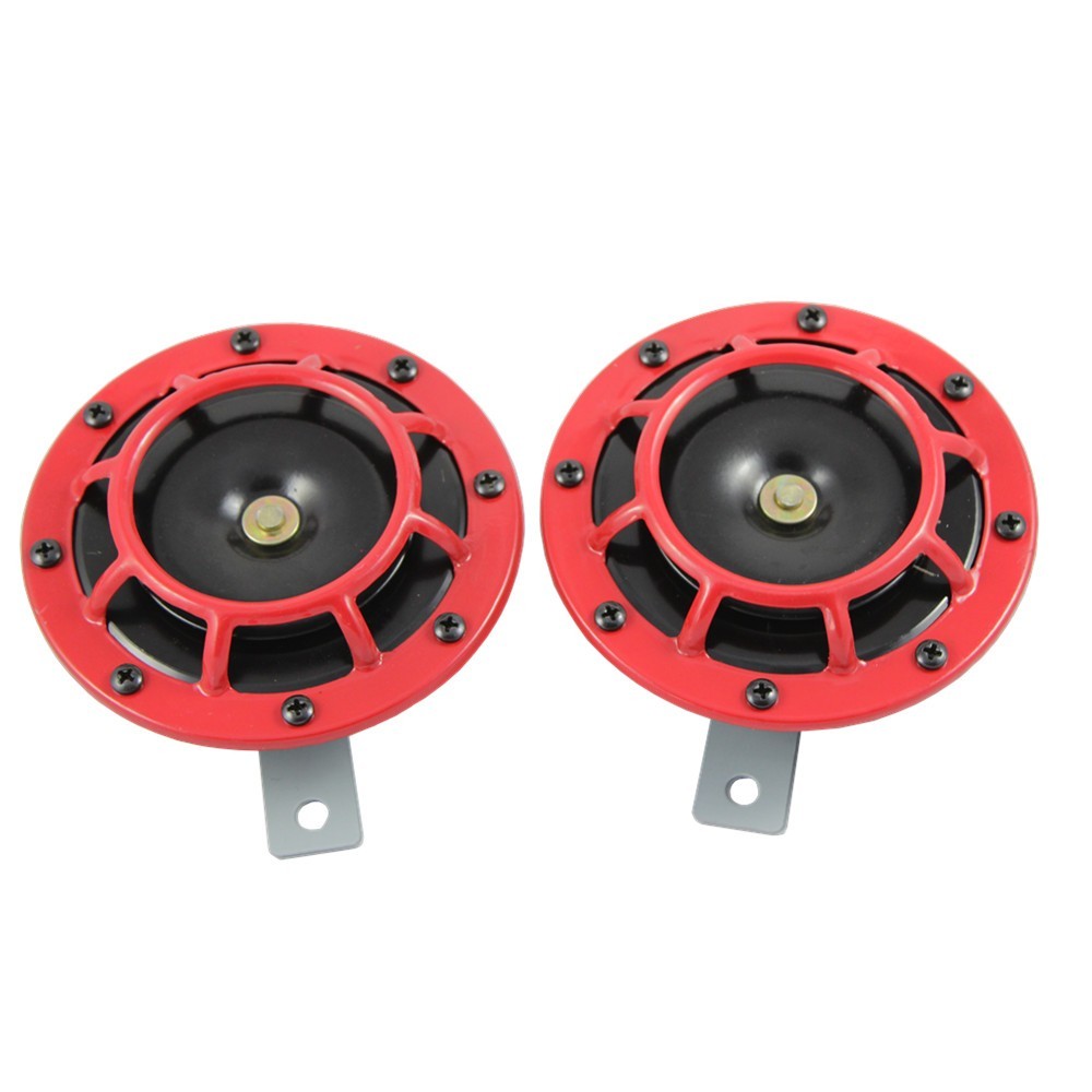 Super Tone Horn, Ultra-Loud Compact Electric Puffing Sound Car Air Horn 12V
