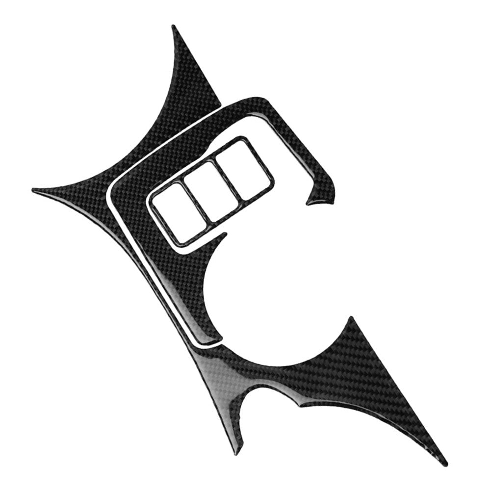 Carbon Fiber Console Cup Holder Panel Trim Cover LHD for Nissan 370Z Z34 2009-22